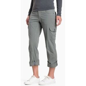 Kuhl Women's Slash Roll Up Cotton Nylon Blend Pant 8 Regular Hiking Outdoors